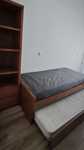 Cama de solteiro dupla (dois colchões) + armário
