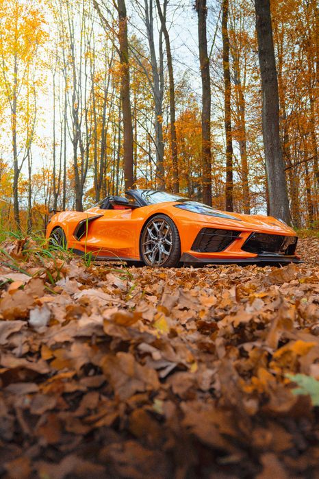 Wynajem samochodu Chevrolet Corvette C8 do teledysku filmu event sesji