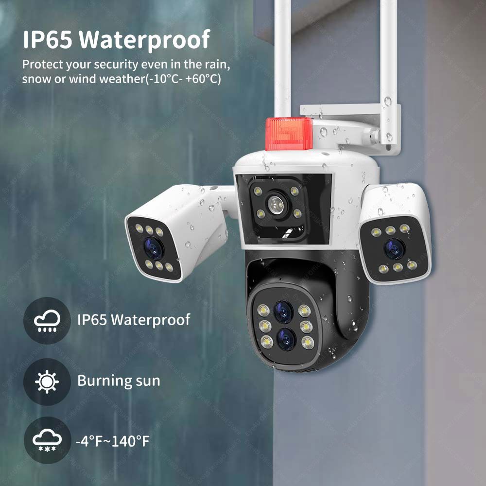 Камера на 16мп 3картинки зум 10кратний IP PTZ