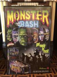 Poster original Pinball flipper Monster Bash