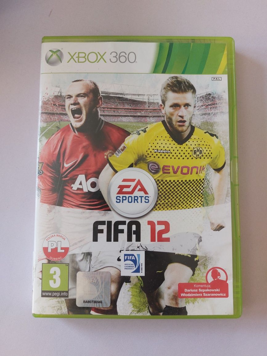 Gra FIFA 12 XBOX 360 X360 pudełkowa PL