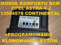 OPEL ASTRA IV J moduł komfortu BCM 13584.578 + KLONOWANIE I INNE