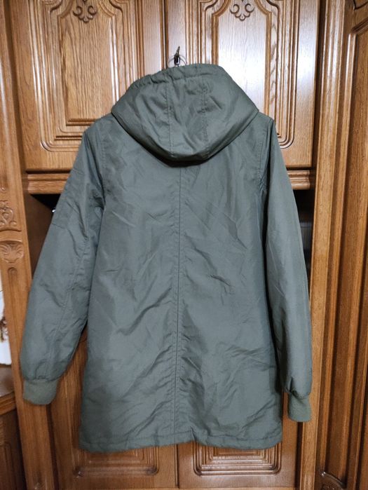 Duńska kurtka parka ocieplana Mono roz. 12-14 szerokość tylko 51 cm