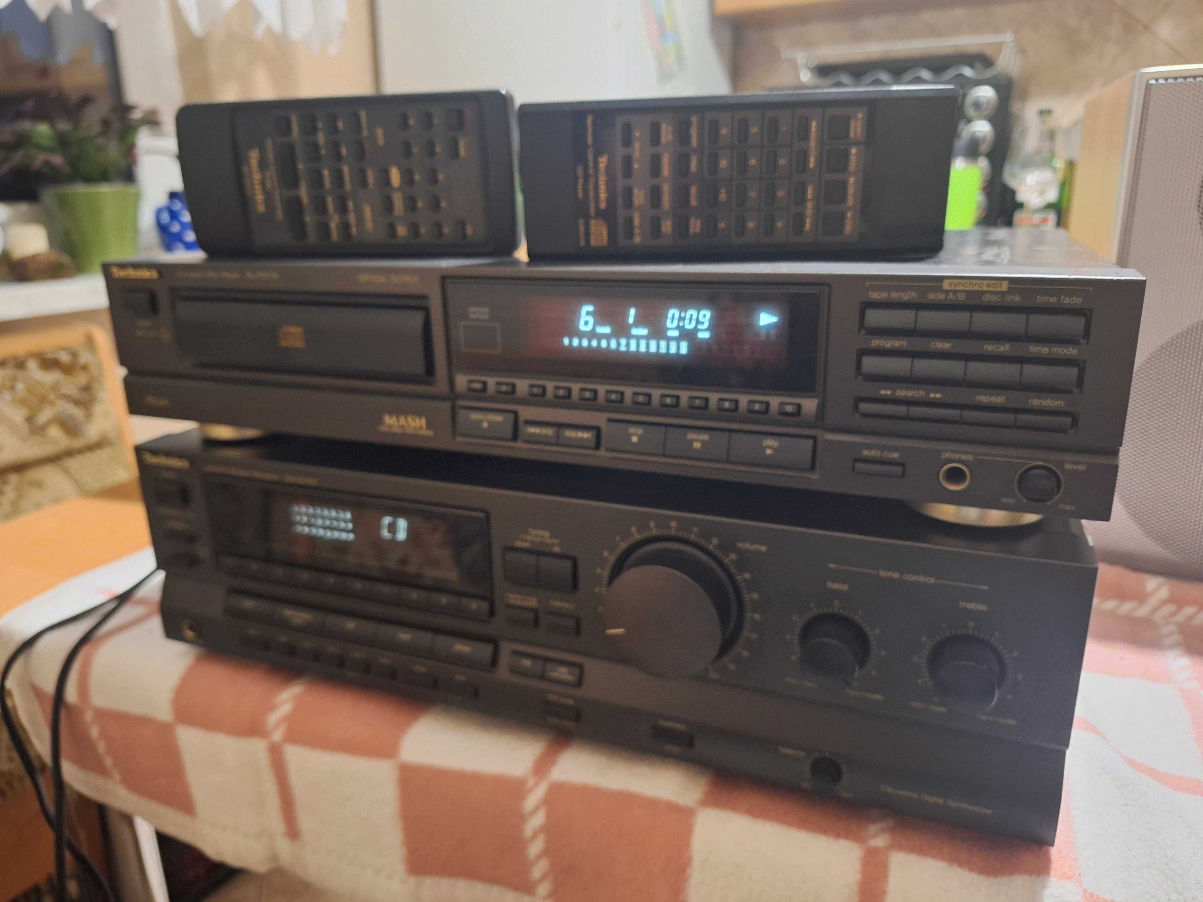 zestaw audio Technics sl-p377a i Technics sa gx100