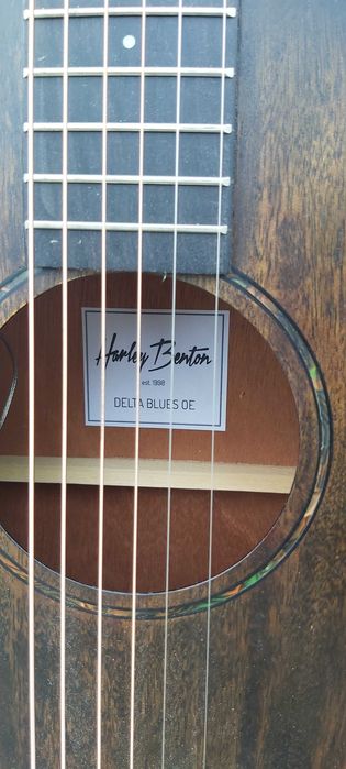 Guitarra acústica HARLEY BENTON delta blues OE