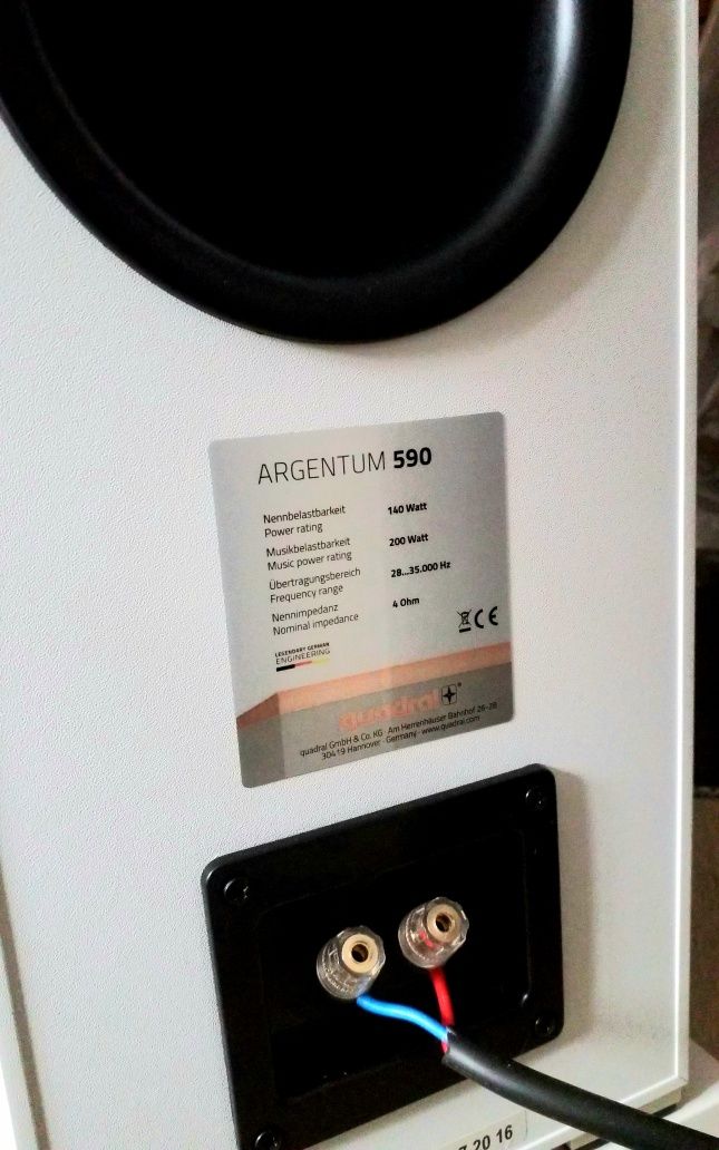 Kolumny Quadral Argentum 590 white jak JBL , Gwarancja prod,wysyłka gr