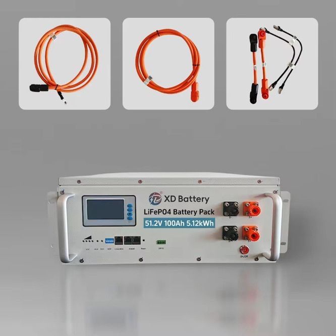 Акумулятор 5кв LiFePo4 battery pack 51v 100a 5.12 kw XD Battery