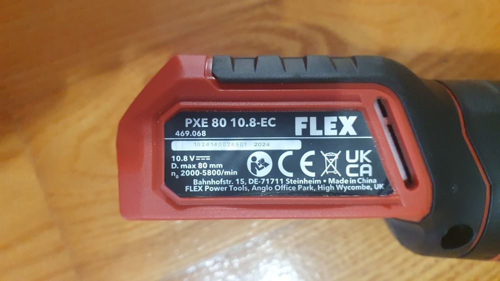 Polerka akumulatorowa FLEX PXE 80 10.8-EC /2.5 Set. Nieużywana