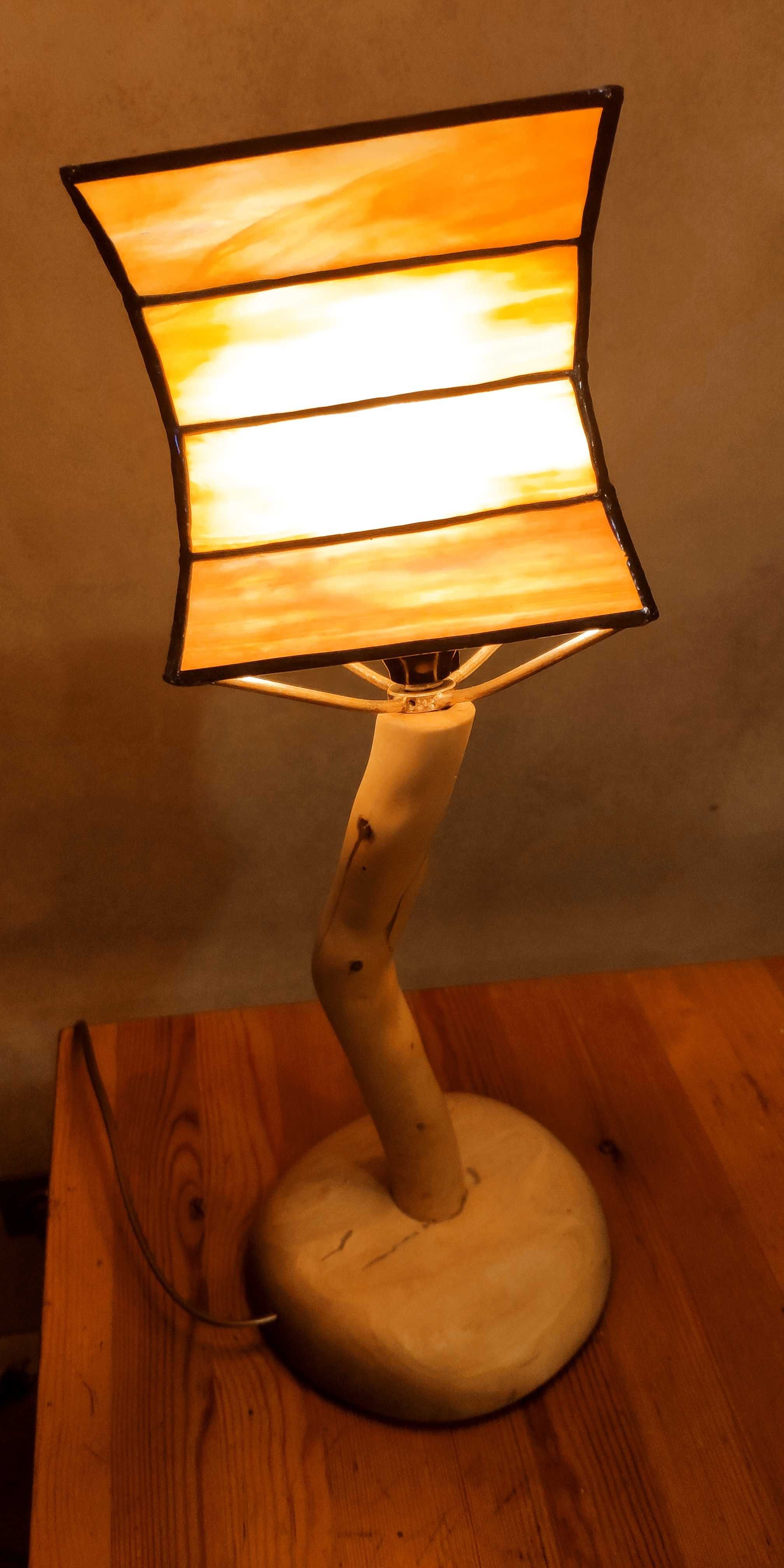 Lampa witrażowa hand-made