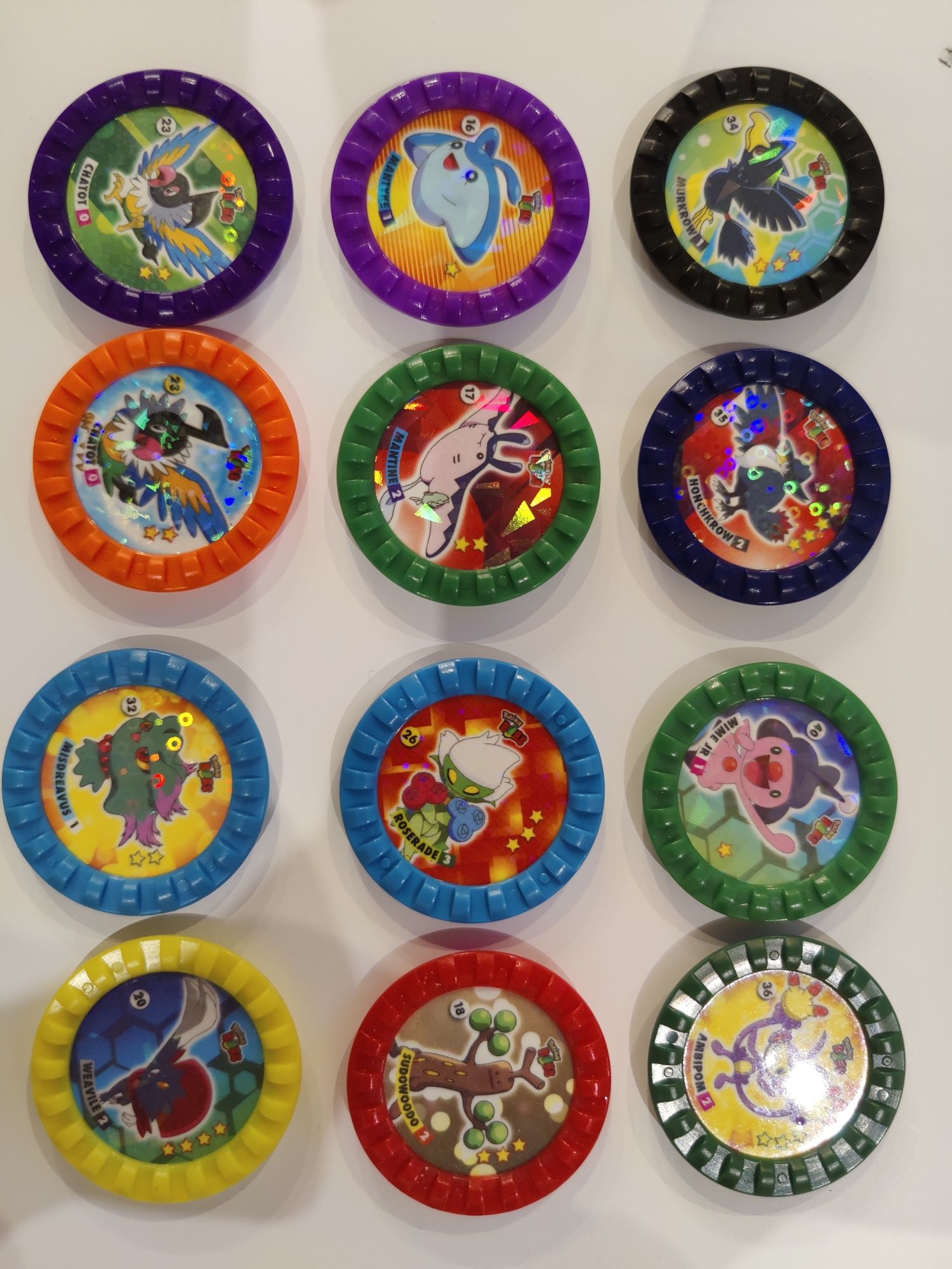 Pokemon Tazos para venda Parte 2