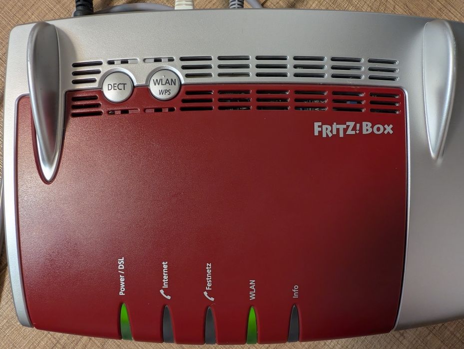 Fritzbox 7490, używany, sprawny, 2,4/5 GHz