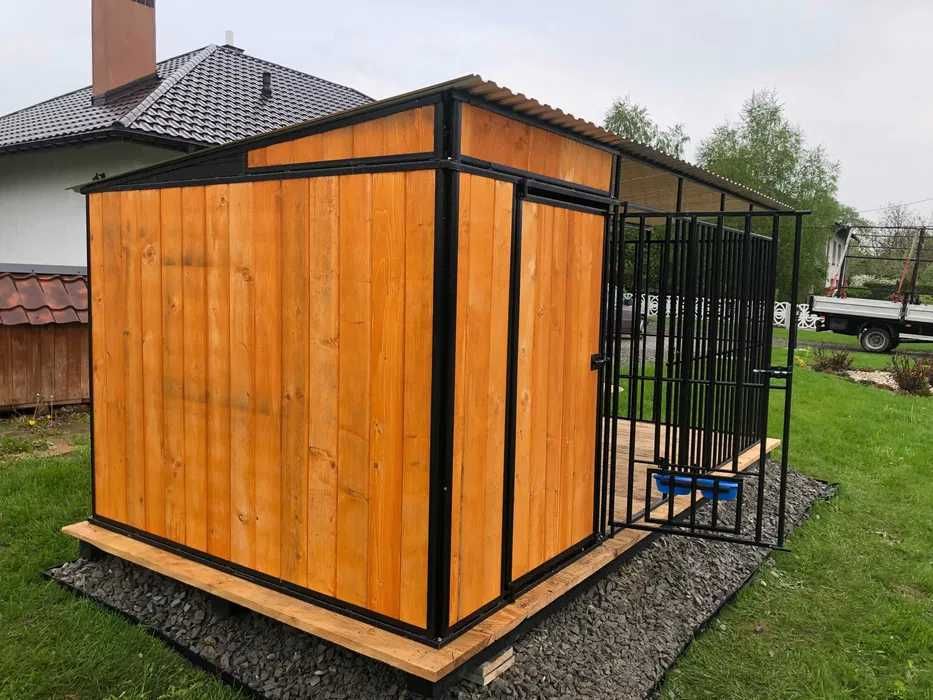 Kojec dla psa - wiatka-klatka-box.