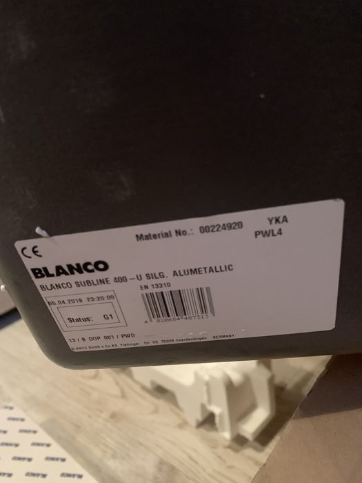 Кухонная мойка Blanco Subline 400-U Alumetallic