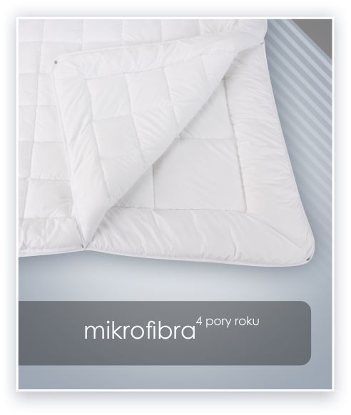 Kołdra AMZ MIKROFIBRA 4 PORY ROKU antyalergiczna 180x200cm Kremowy