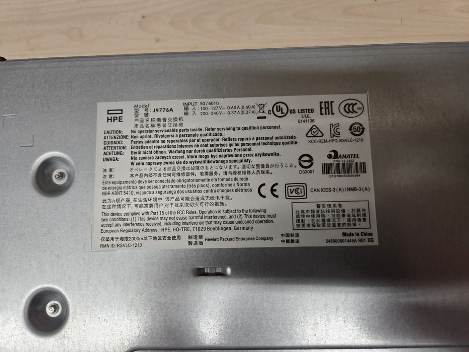 HPE ARUBA 2530-24G J9776A Switch