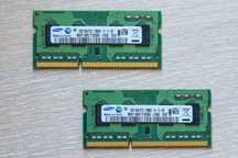 Pamięć RAM DDR3 4GB (2x2GB) do laptopa / Samsung