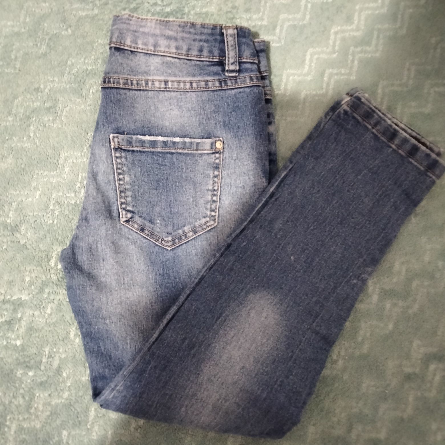 Spodnie jeansowe dziewczęce 134/140