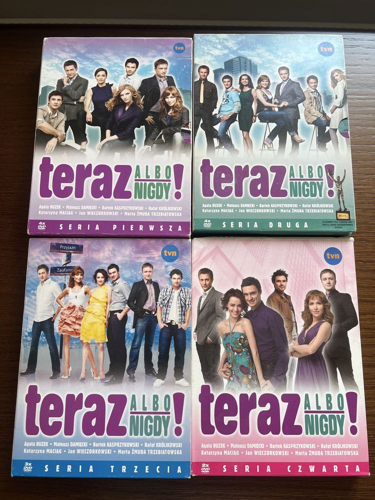 Kolekcja  plyt Dvd „ Teraz albo nigdy „ 4 sezony
