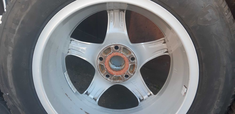 Koła aluminiowe 16" 5x112 BORBET opony 215/65R16 Firestone zima VW Tig