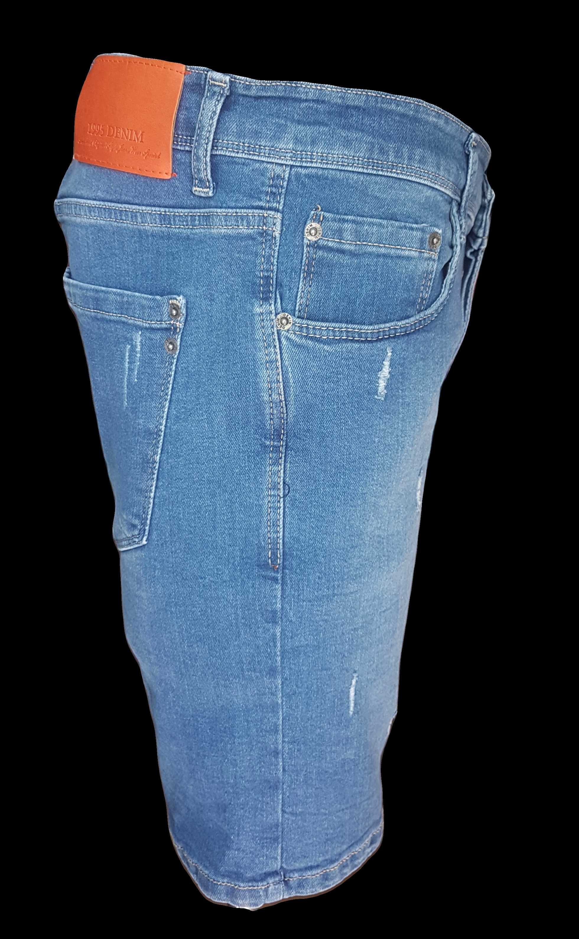 мужские шорты  1995 DENIM WEAR W.36  98%cottn+2% elasthane