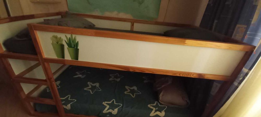 Двостороннє дитяче ліжко Ikea Kura