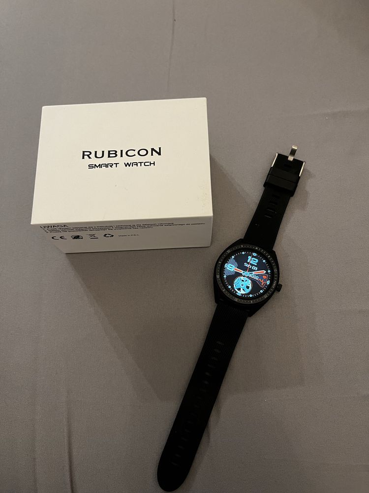 Zegare Rubicon czarny SmartWatch