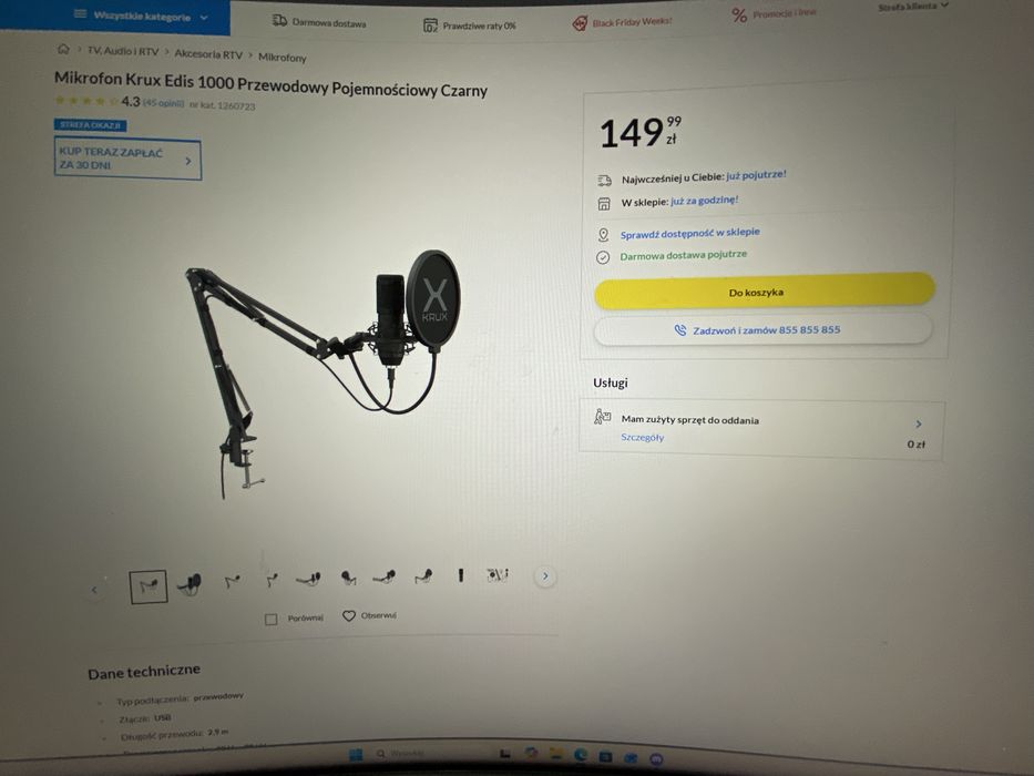 Mikrofon Krux Edis 1000