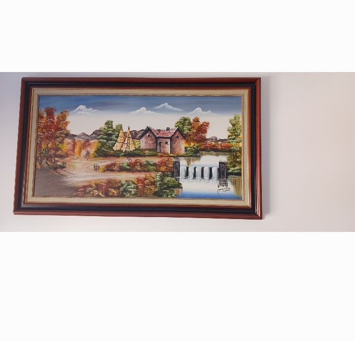 Quadro moldura Madeira 188cm