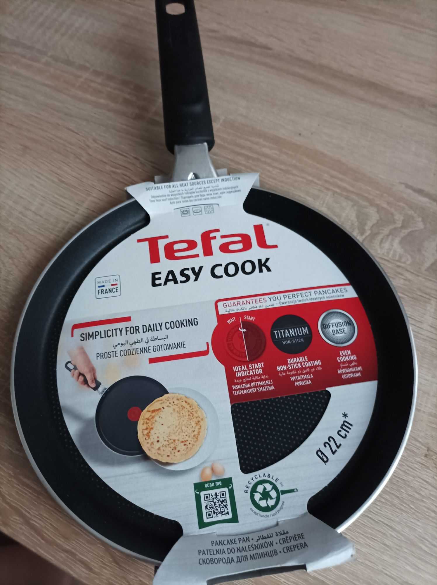 Patelnia marki Tefal do naleśników