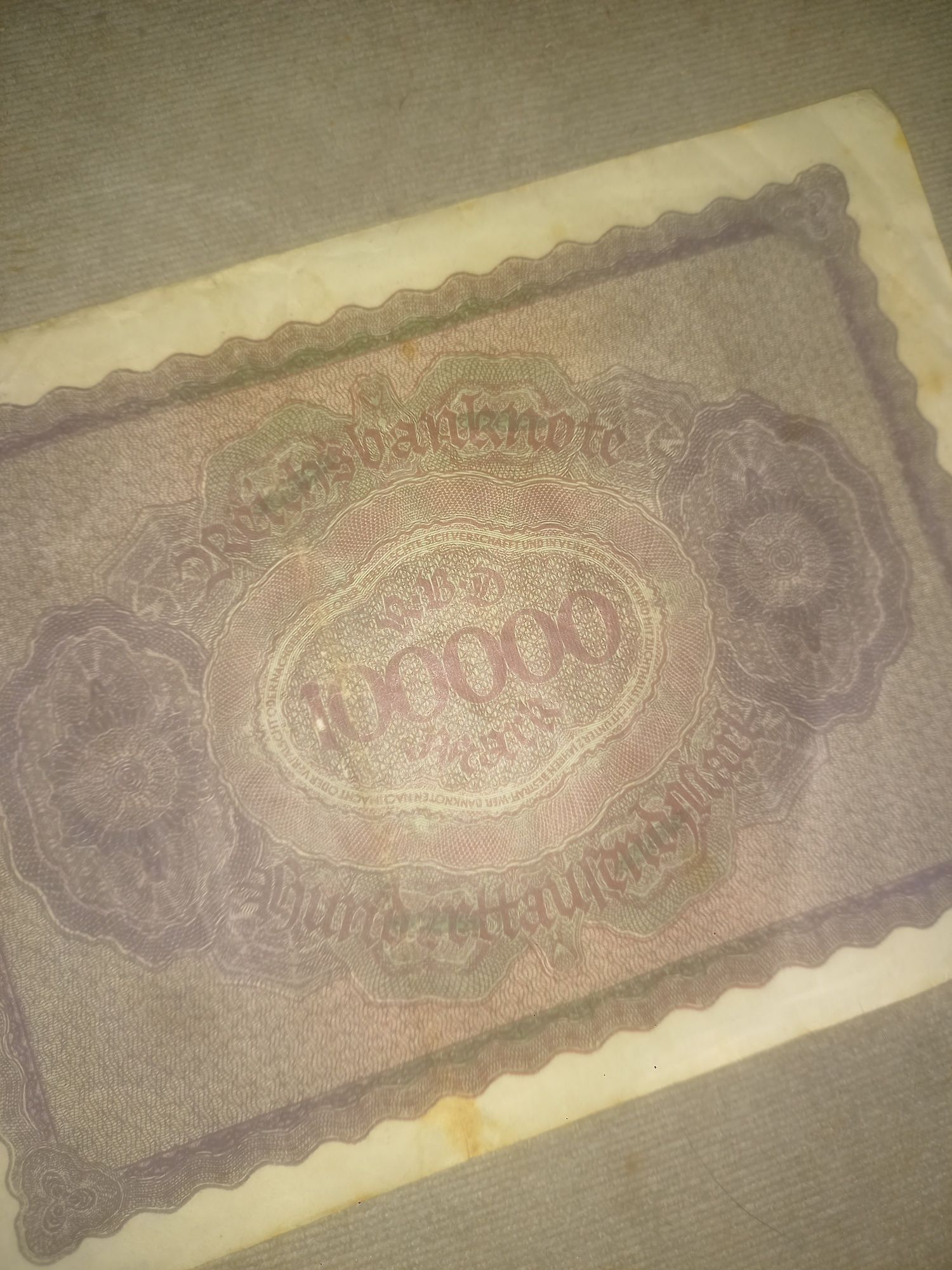 100 000 немецких марок 1923 Бона