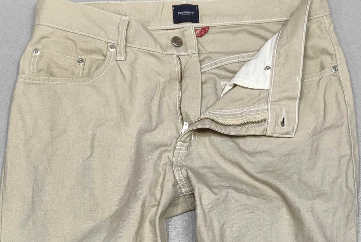 Wr) BOOMERANG męskie spodnie jeansowe Roz.34/34