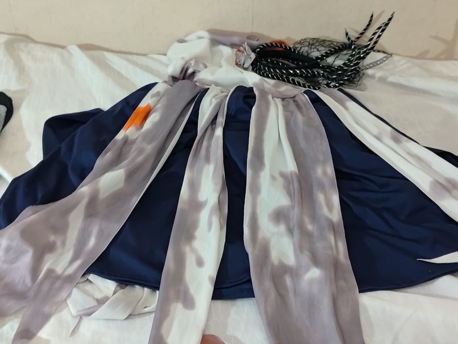 Strój przebranie zombie zjawa upiór 4 części rozmiar XL