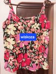 Top w kwiaty, wiskoza