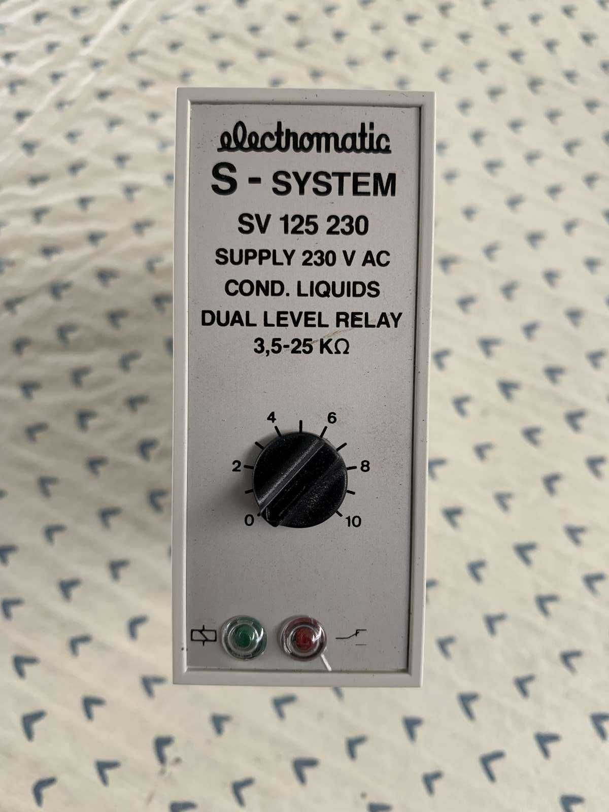 relay de nível duplo electromatic SV 125 230 (novo)