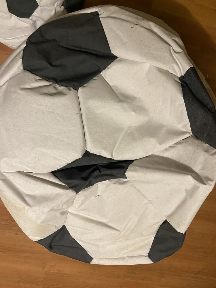 Pufa puf piłka 90 cm + gratis mała pufa piłka