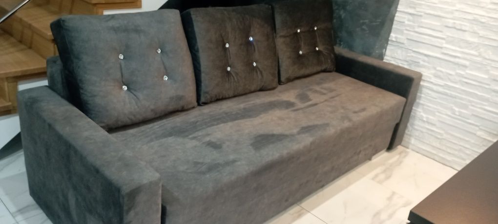 Kanapa szara Glamour