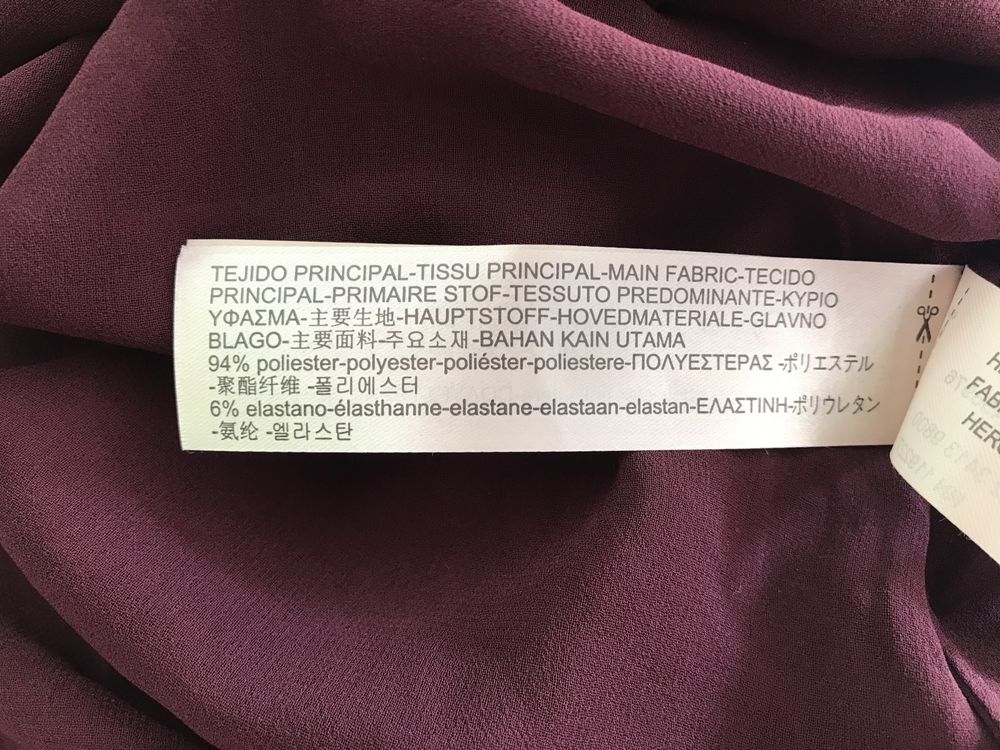 Massimo Dutti top damski S welur NOWY