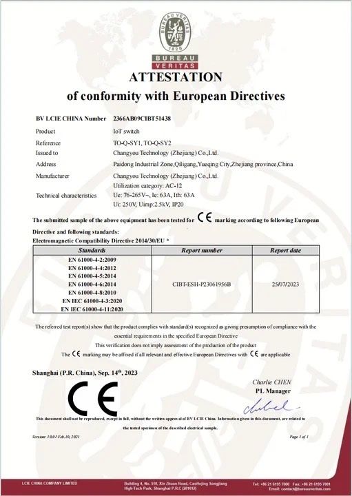 Tuya WiFi/Zigbee розумний вимикач смарт автомат, реле 63A/50A/25A/16A