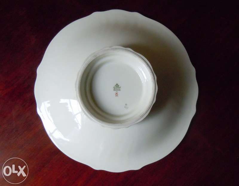 Patera Rosenthal Parzival zdobiona 24 karatowym złotem