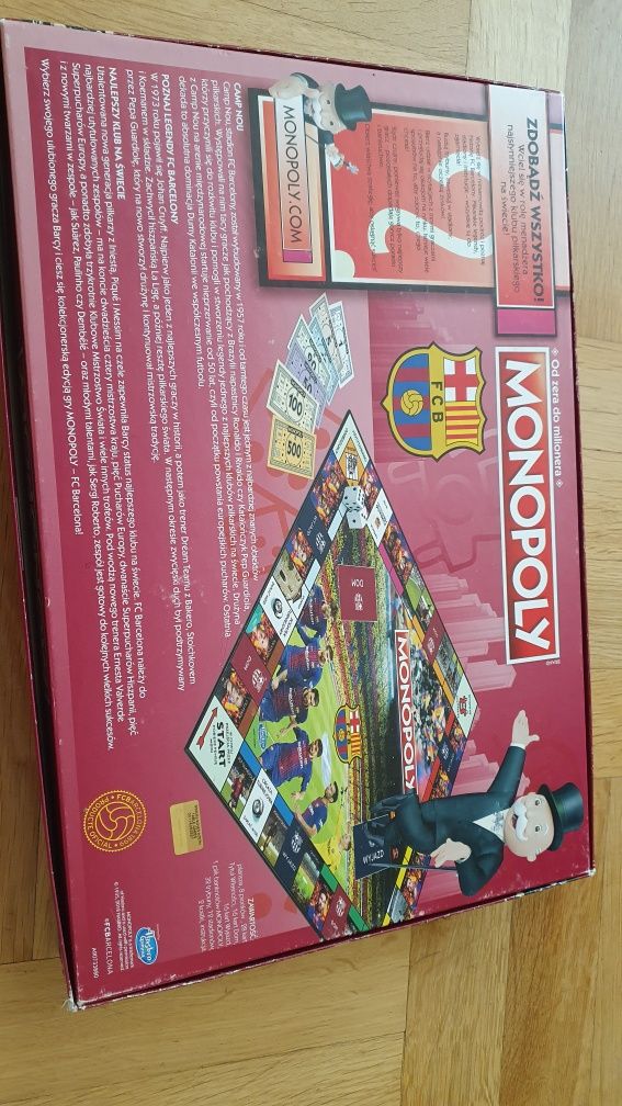 Gra Monopoly FC Barcelona Hasbro