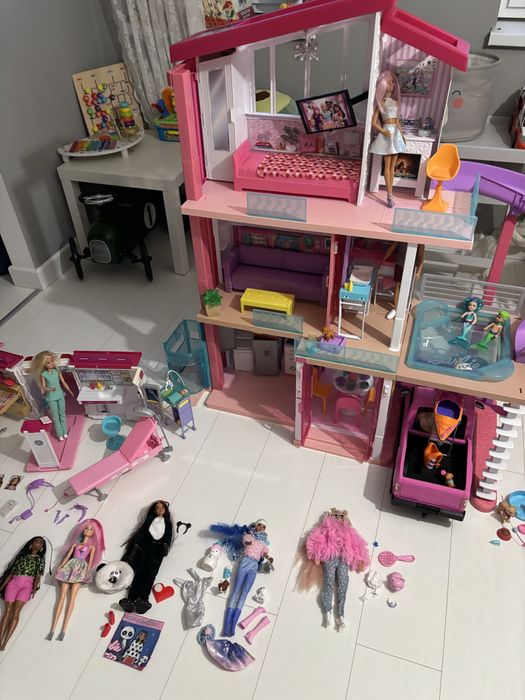 Mega duzy zestaw barbie