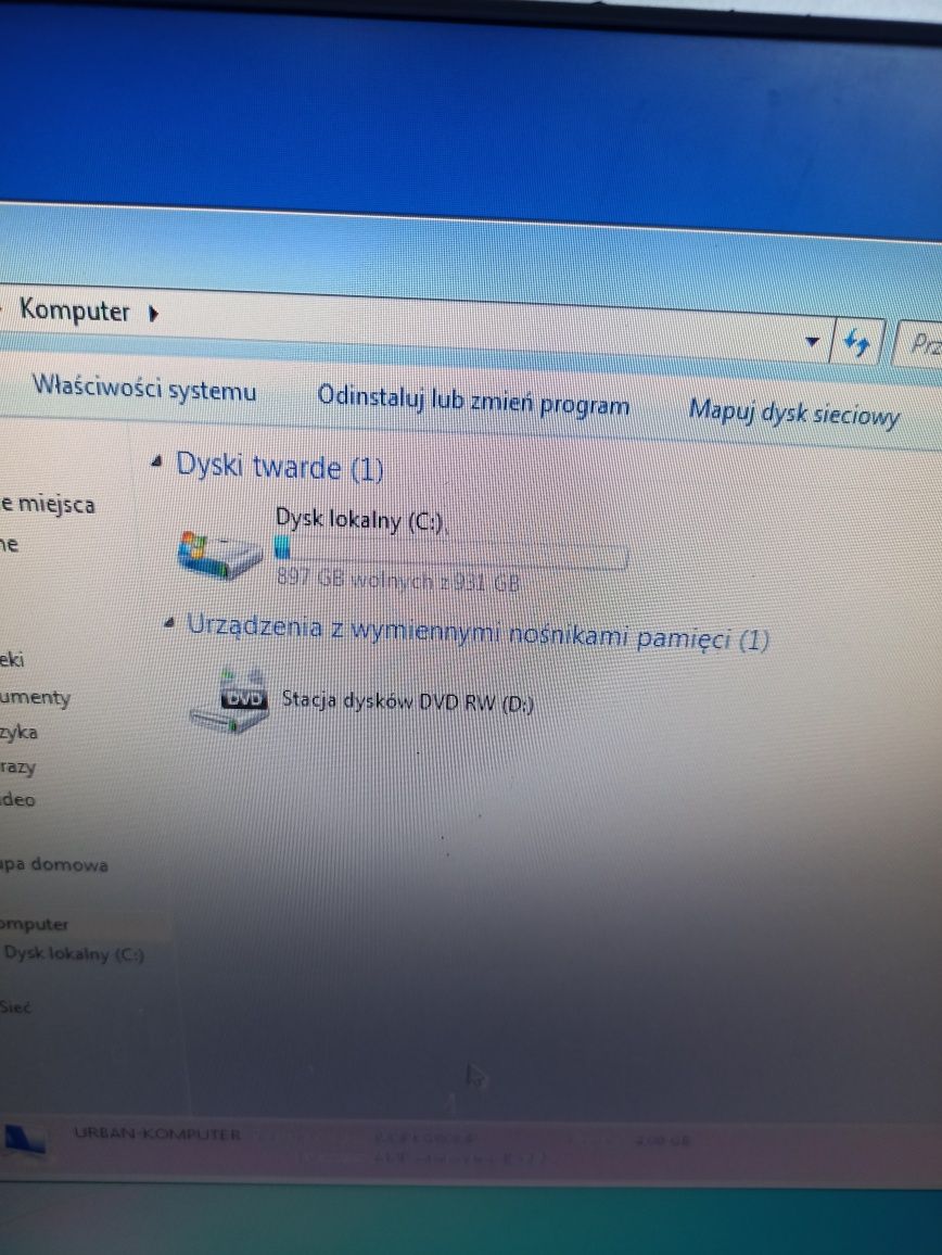komputer ,monitor, klawiatura, myszka,stacjonarny