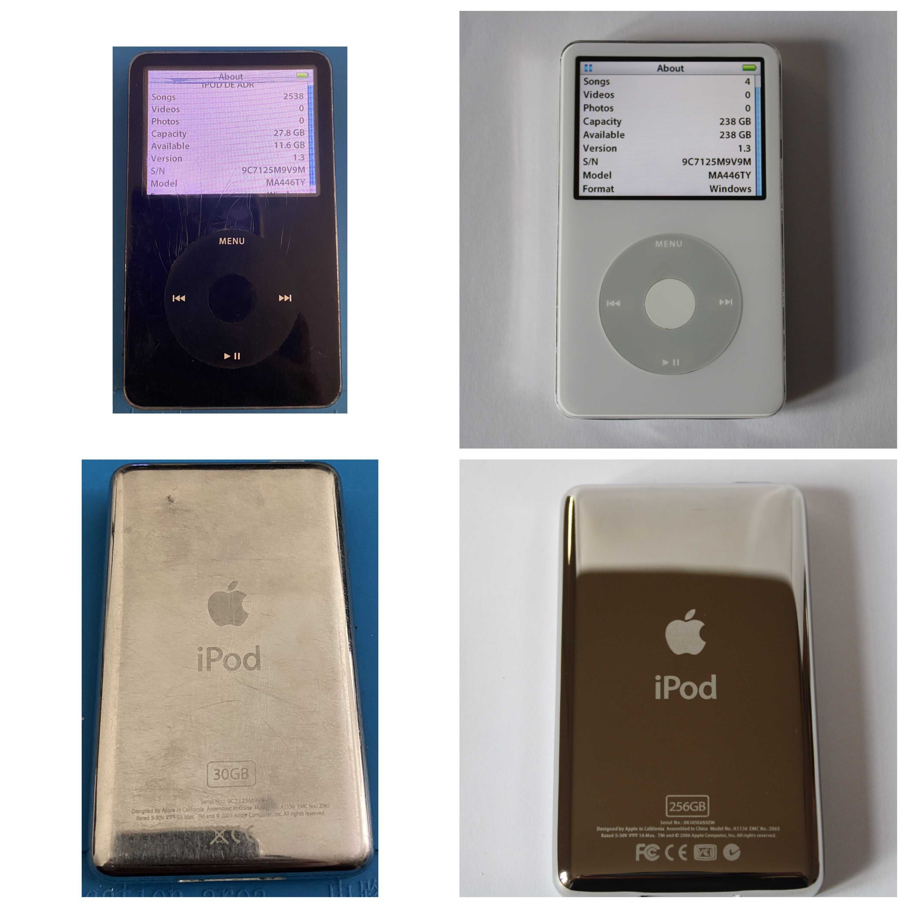 iPod classic 5.5 Wolfson DAC 256GB