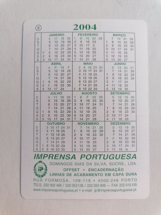 Colecção de 12 calendários com imagens de postais antigos