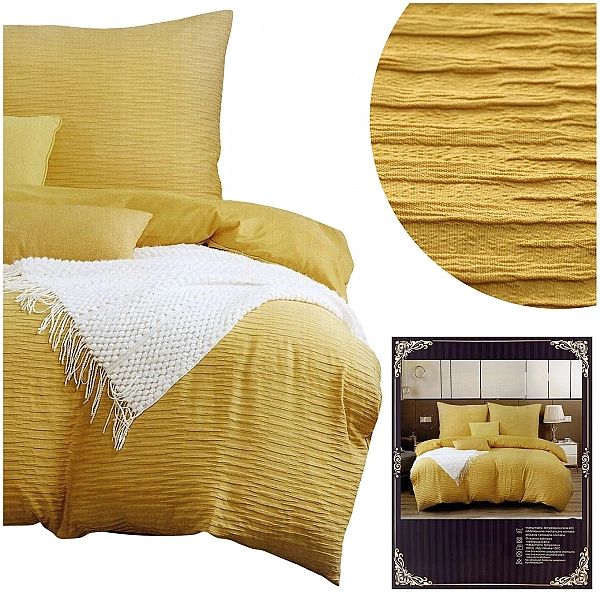 Pościel 200x220 Komplet 4 części Żakardowa z Kory Elegancka Ignazio