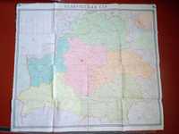 Карта Белорусская ССР М 1:600 000 1974г.