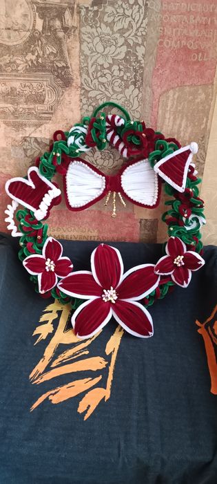 Різдвяний вінок ручної роботи