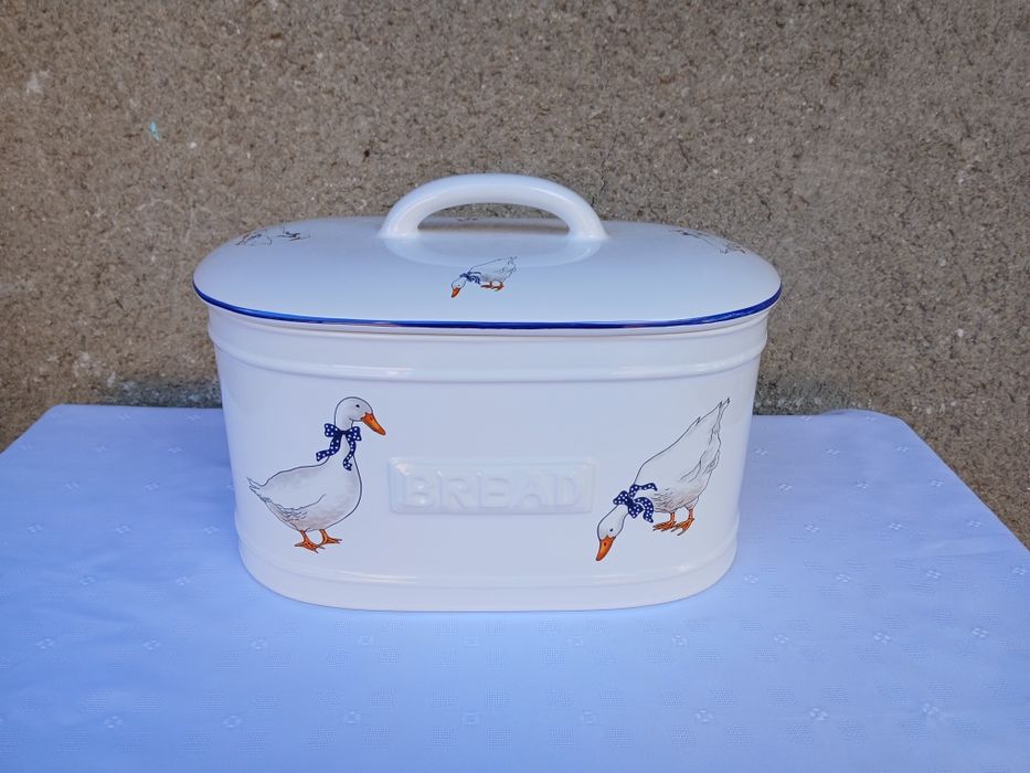 Порцелянова хлібниця хлебница Мейсенский букет Гуси Чехия фарфор посуд