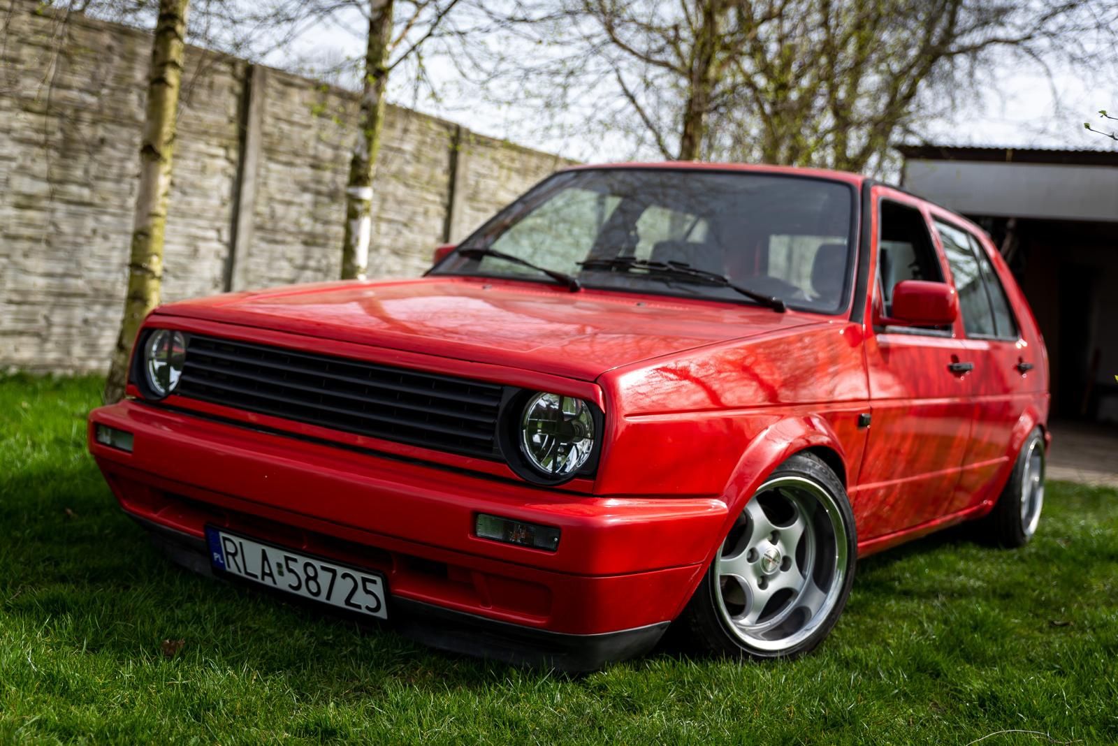 VW Golf mk2 1,8 RP  projekt pod demo car