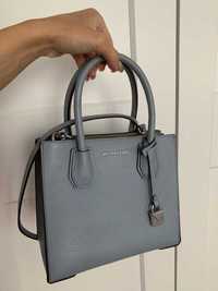 Oryginalna  torebka Michael Kors Mercer Medium Pale Blue torba MK